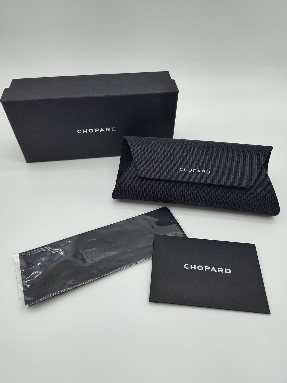 CHOPARD SCHD57M 300Z Titanium Gold Polarized Aviator Sunglasses 64mm Japan NIP - Picture 2 of 12